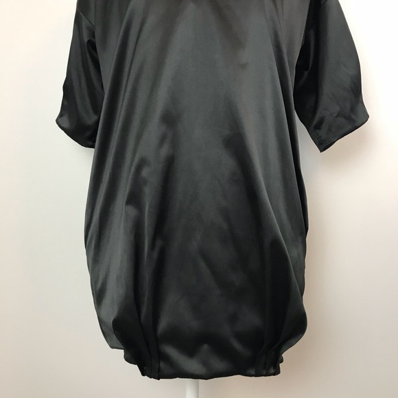 Schrotter Sacks Black Silky Tunic Top - Picture 2 of 8